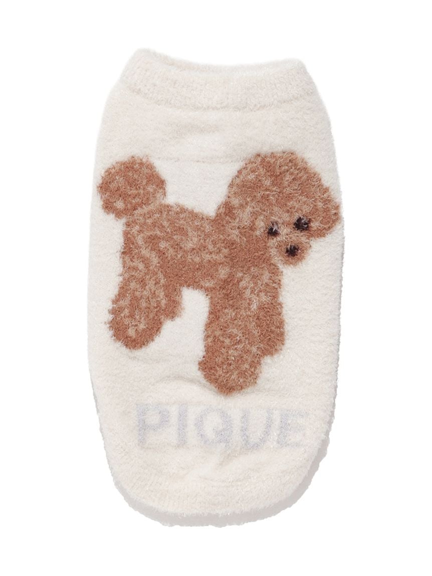 gelato pique（ジェラートピケ）【CAT&DOG】【販路限定商品】スムーズィートイプードル柄JQDプルオーバー｜全4色