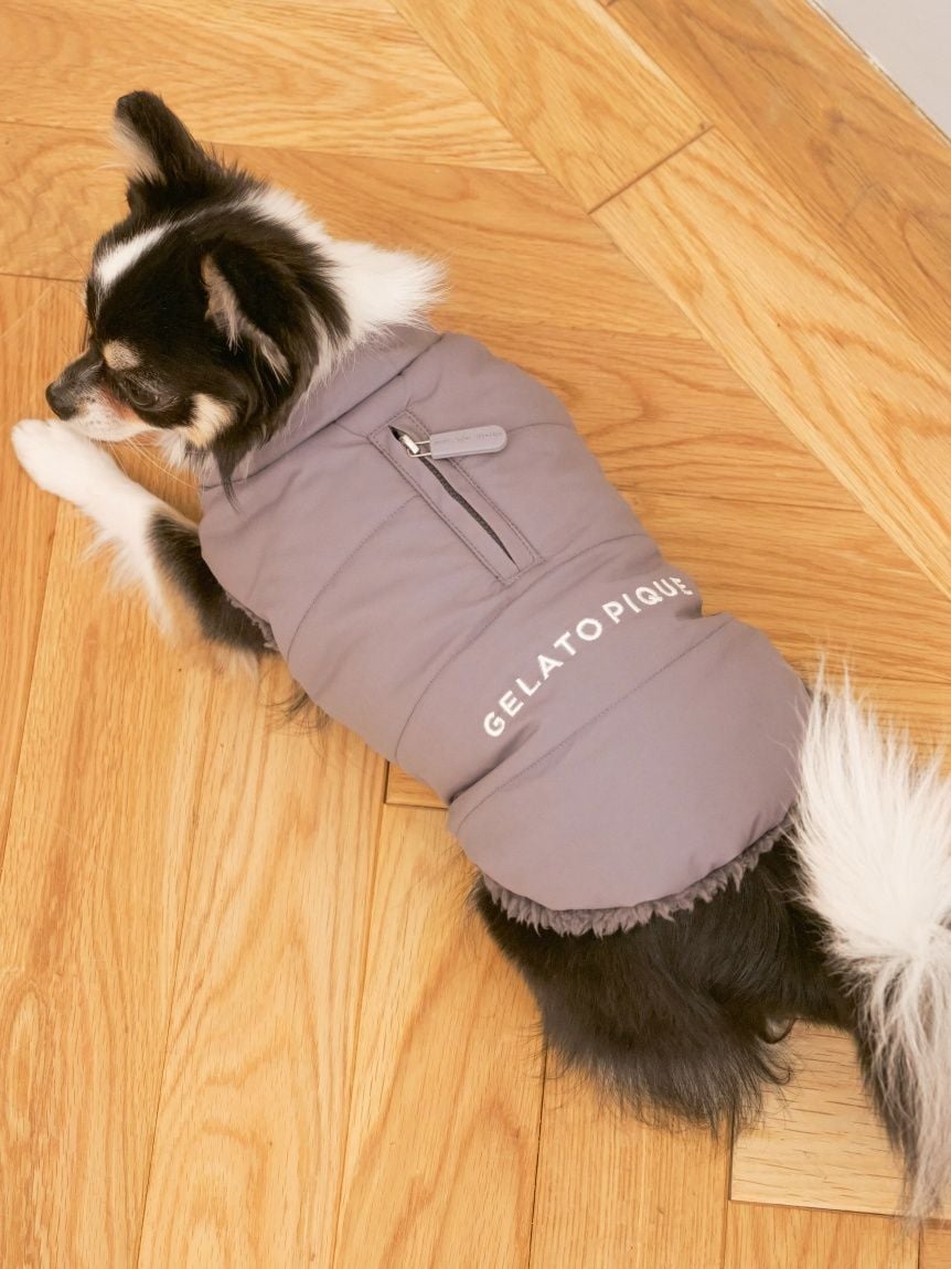 gelato pique（ジェラートピケ）【CAT&DOG】【販路限定商品】中綿ベスト｜全3色
