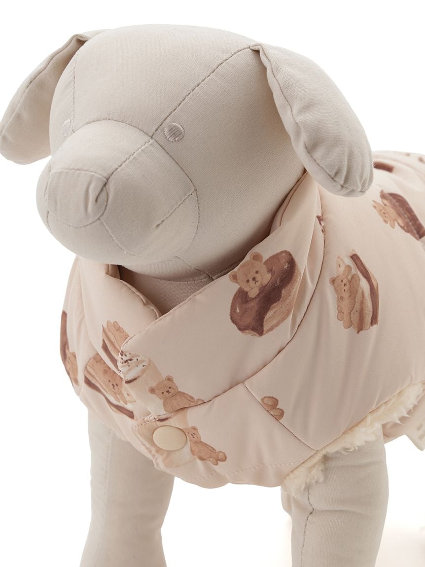 gelato pique（ジェラートピケ）【CAT&DOG】【販路限定商品】中綿ベスト｜全3色