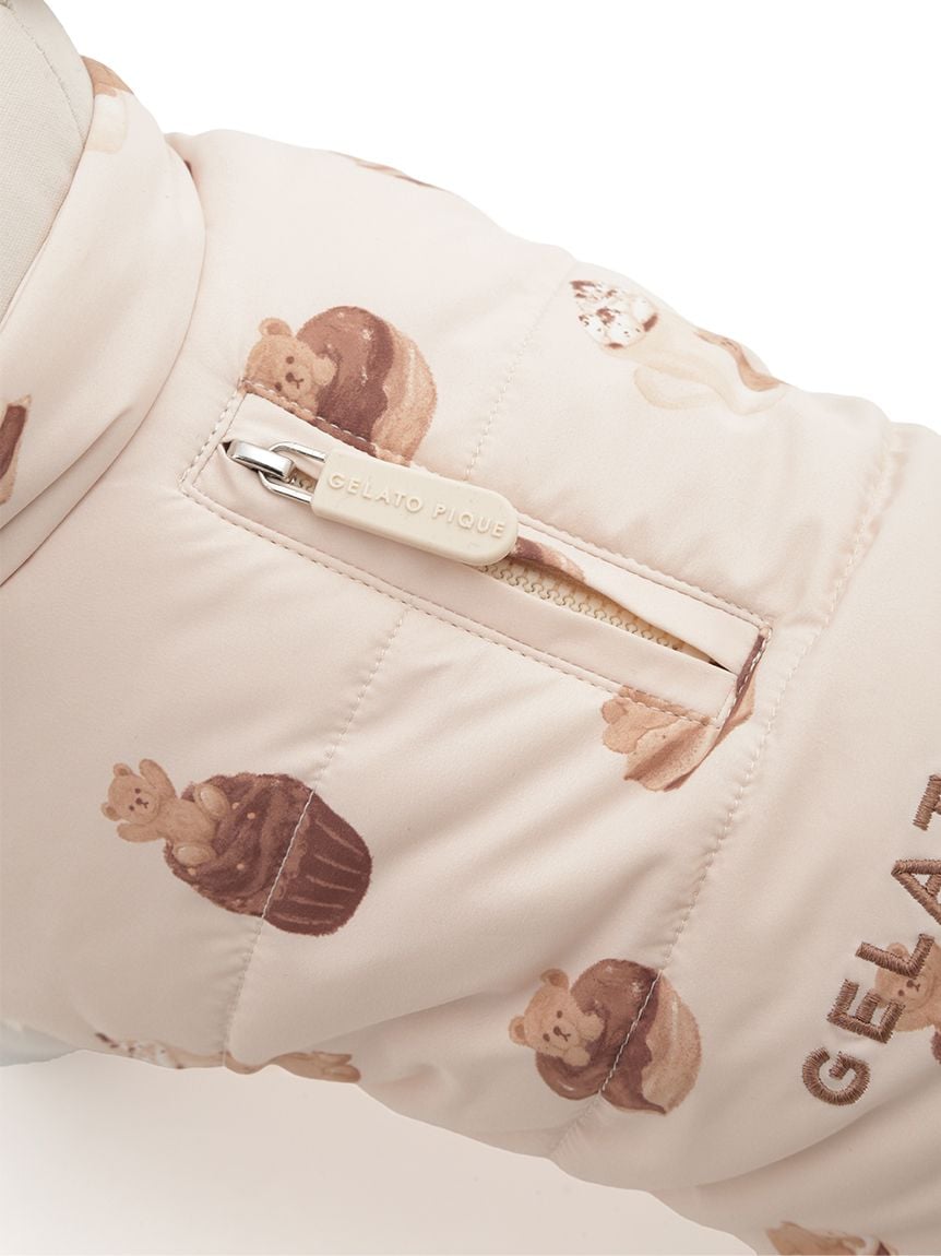 gelato pique（ジェラートピケ）【CAT&DOG】【販路限定商品】中綿ベスト｜全3色