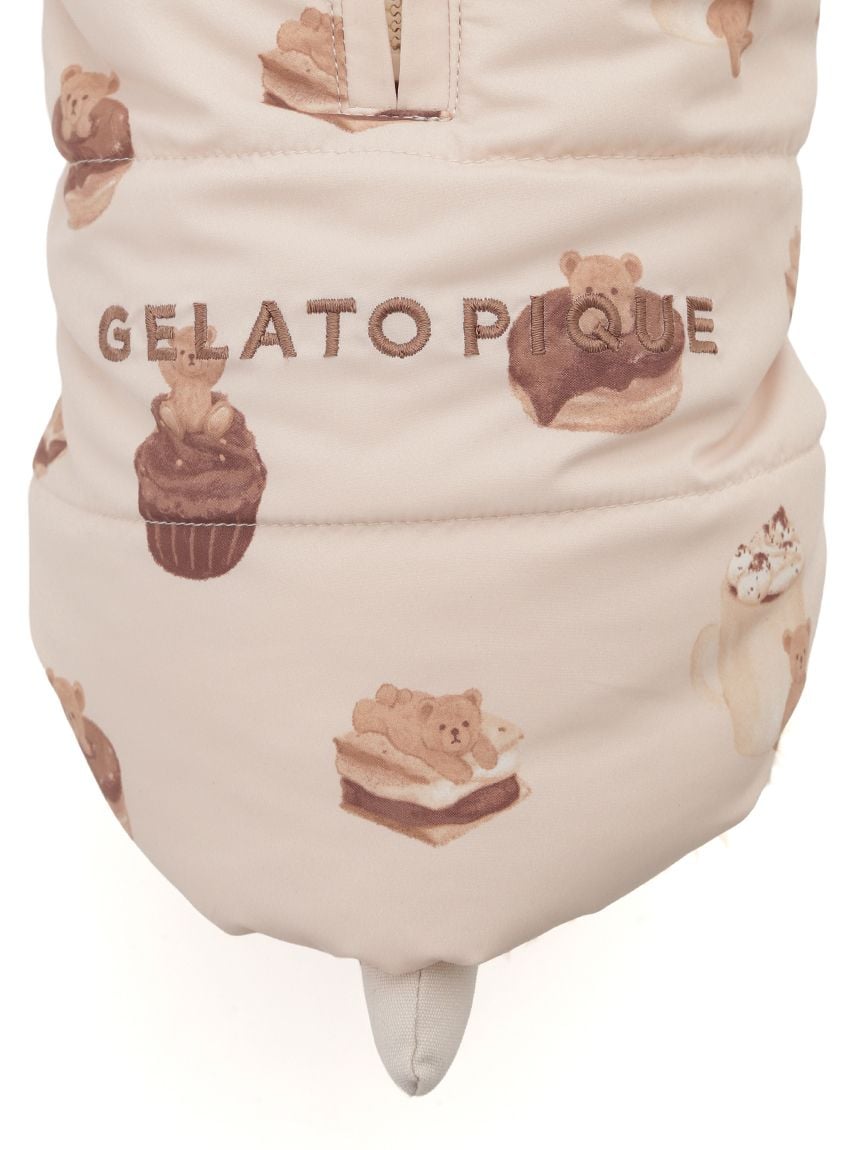 gelato pique（ジェラートピケ）【CAT&DOG】【販路限定商品】中綿ベスト｜全3色