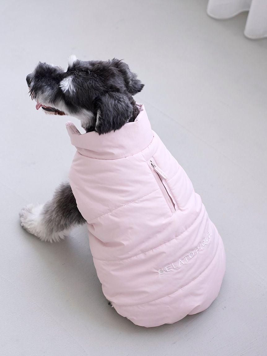 gelato pique（ジェラートピケ）【CAT&DOG】【販路限定商品】中綿ベスト ラージサイズ｜全3色