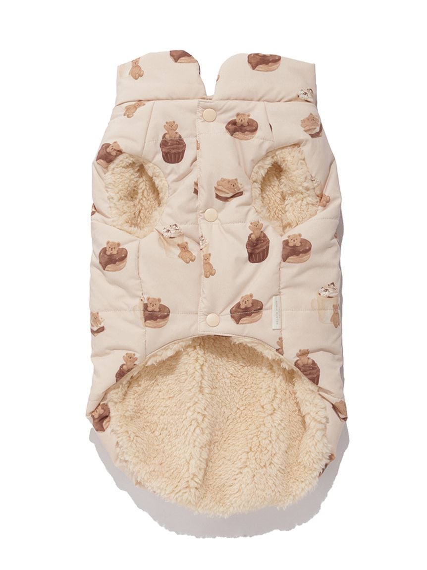 gelato pique（ジェラートピケ）【CAT&DOG】【販路限定商品】中綿ベスト ラージサイズ｜全3色
