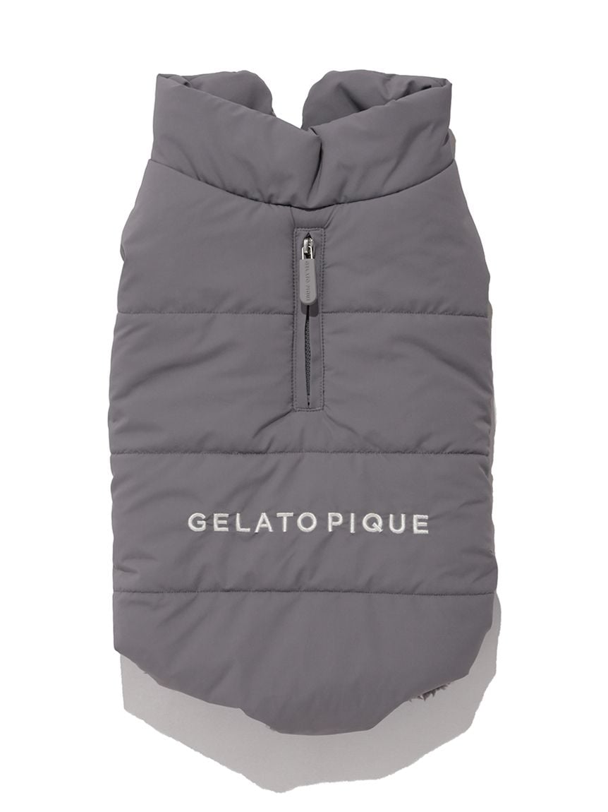 gelato pique（ジェラートピケ）【CAT&DOG】【販路限定商品】中綿ベスト ラージサイズ｜全3色