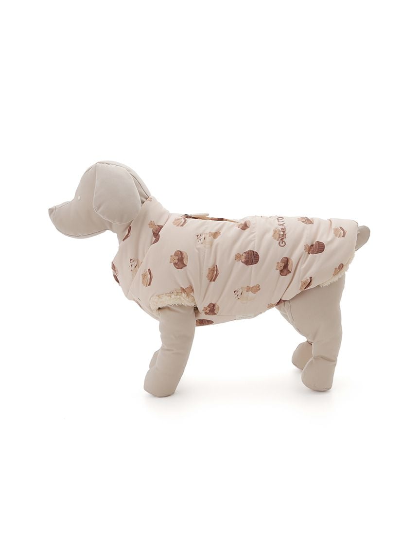gelato pique（ジェラートピケ）【CAT&DOG】【販路限定商品】中綿ベスト ラージサイズ｜全3色
