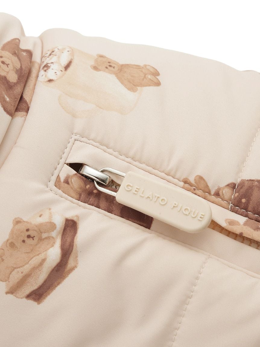 gelato pique（ジェラートピケ）【CAT&DOG】【販路限定商品】中綿ベスト ラージサイズ｜全3色