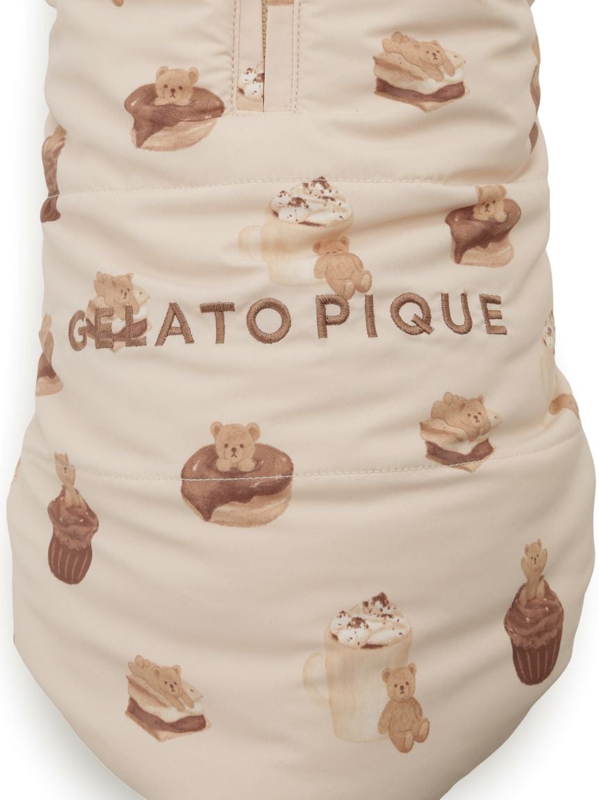 gelato pique（ジェラートピケ）【CAT&DOG】【販路限定商品】中綿ベスト ラージサイズ｜全3色