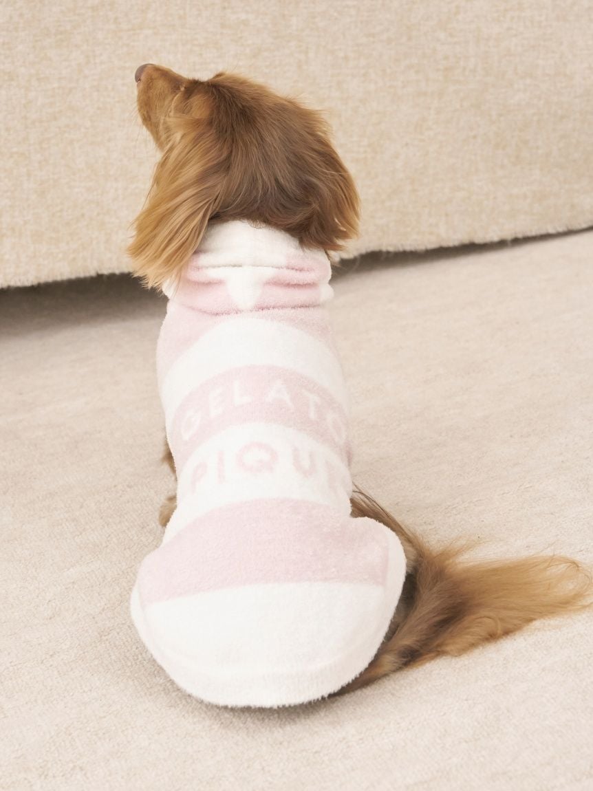 gelato pique（ジェラートピケ）【CAT&DOG】【販路限定商品】スムーズィー２ＢＤフーディー ダックスサイズ｜全4色