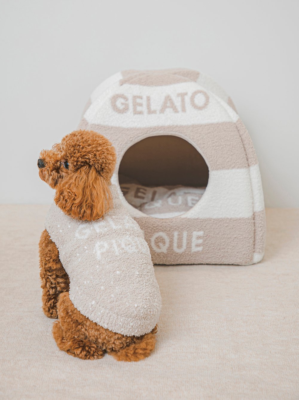 gelato pique（ジェラートピケ）【CAT&DOG】【販路限定商品】ベビモコネッププルオーバー｜全4色