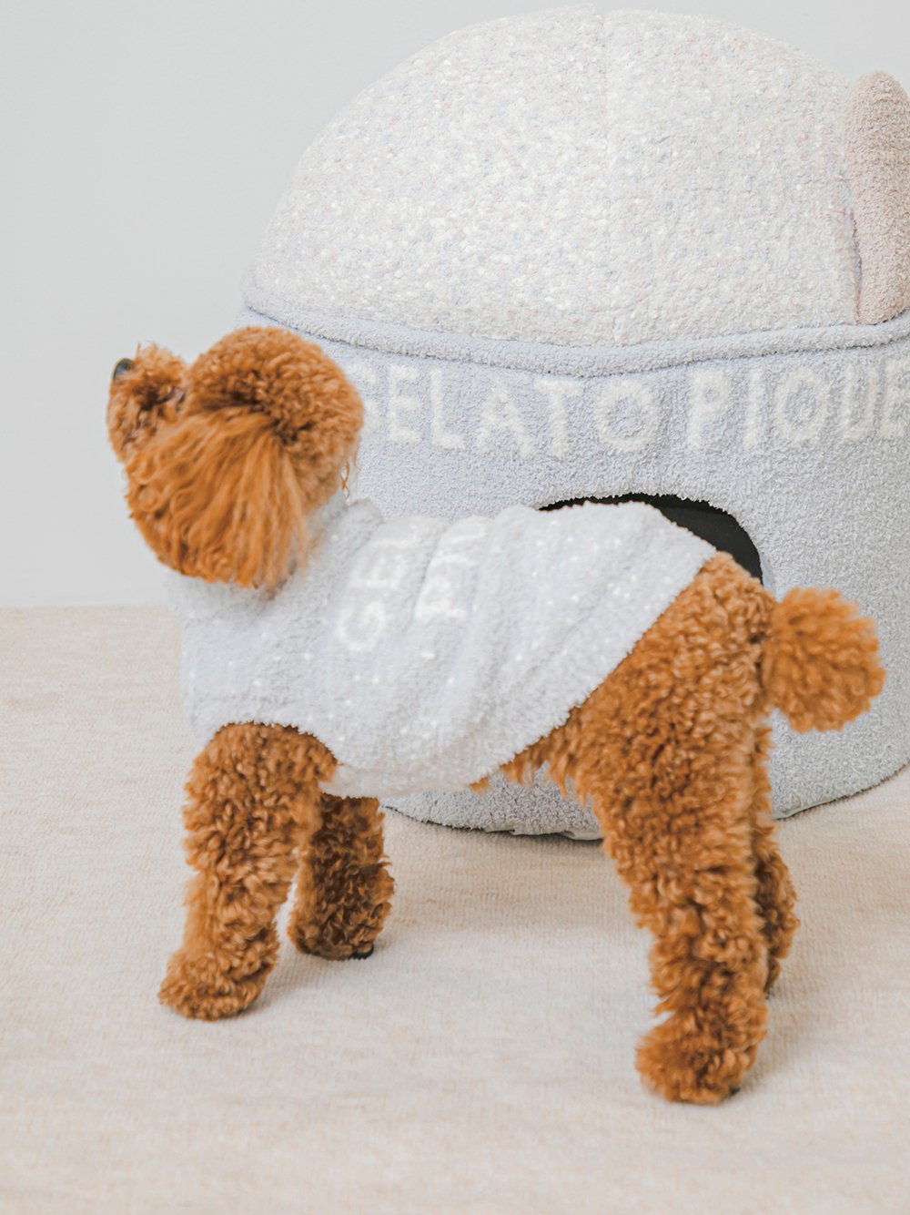 gelato pique（ジェラートピケ）【CAT&DOG】【販路限定商品】ベビモコネッププルオーバー｜全4色