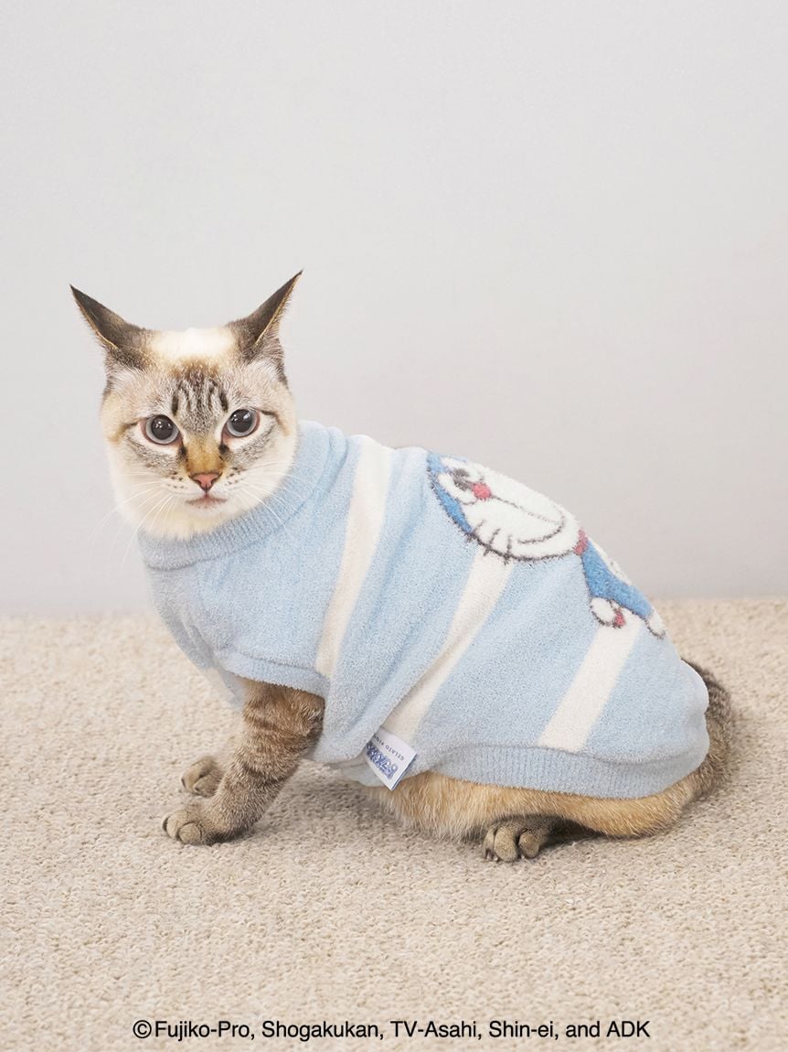 gelato pique（ジェラートピケ）【CAT&DOG】【販路限定商品】【ドラえもん】ジャガードプルオーバー
