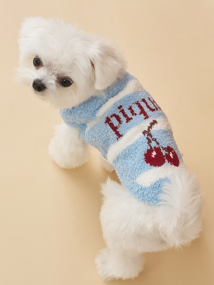 gelato pique(ジェラートピケ)【CAT&DOG】【販路限定商品】ベビモコチェリージャガードニット|全2色