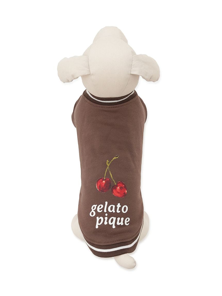 gelato pique(ジェラートピケ)【CAT&DOG】【販路限定商品】チェリー柄裏毛|全2色