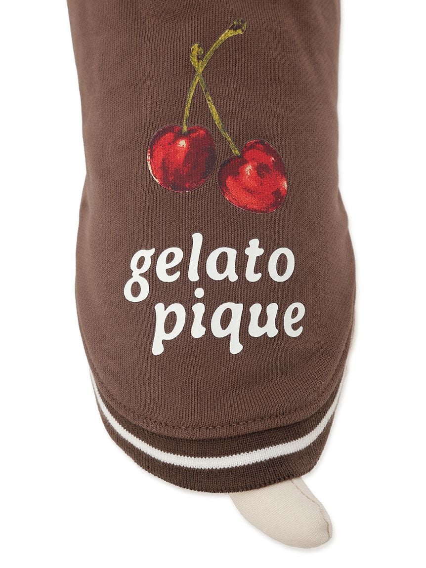gelato pique(ジェラートピケ)【CAT&DOG】【販路限定商品】チェリー柄裏毛|全2色