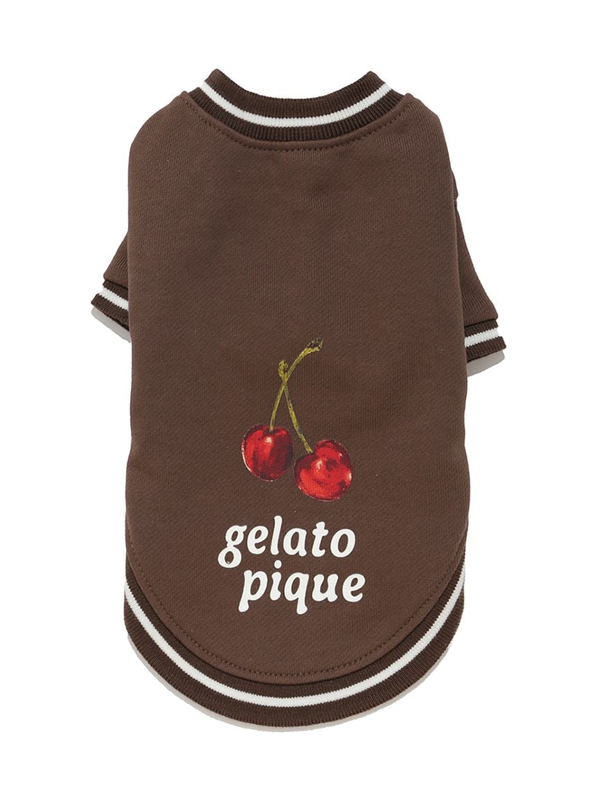 gelato pique(ジェラートピケ)【CAT&DOG】【販路限定商品】チェリー柄裏毛|全2色