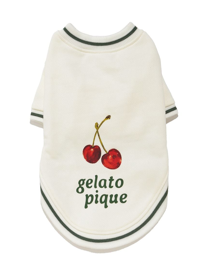 gelato pique(ジェラートピケ)【CAT&DOG】【販路限定商品】チェリー柄裏毛|全2色