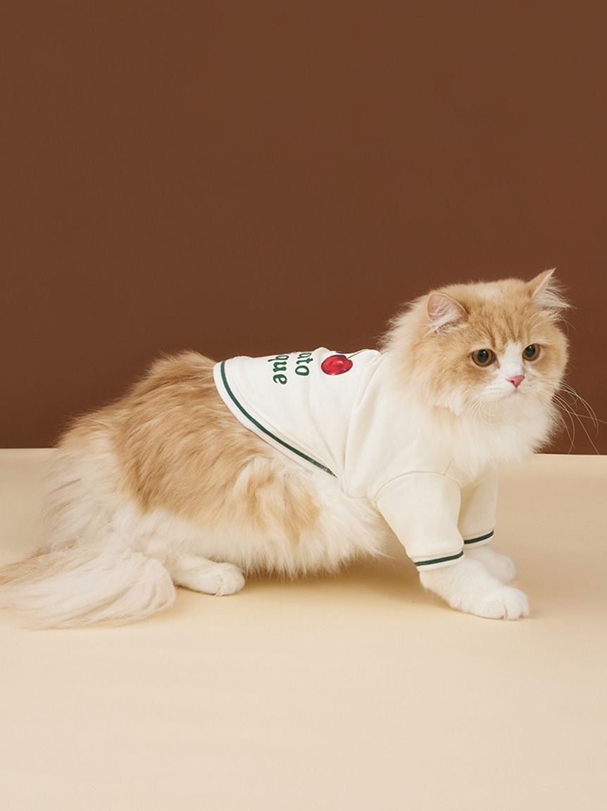 gelato pique(ジェラートピケ)【CAT&DOG】【販路限定商品】チェリー柄裏毛|全2色
