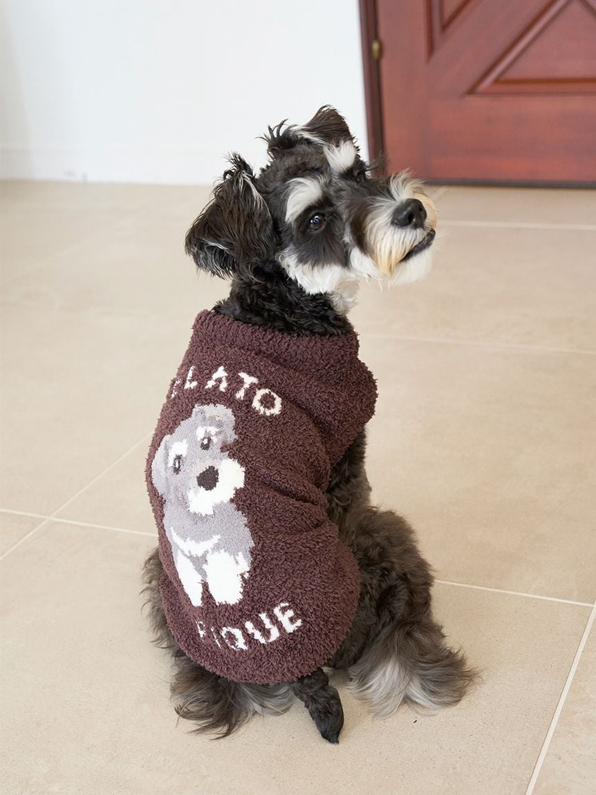 gelato pique（ジェラートピケ）【CAT&DOG】【販路限定商品】ベビモコシュナウザージャガードプルオーバー｜全2色