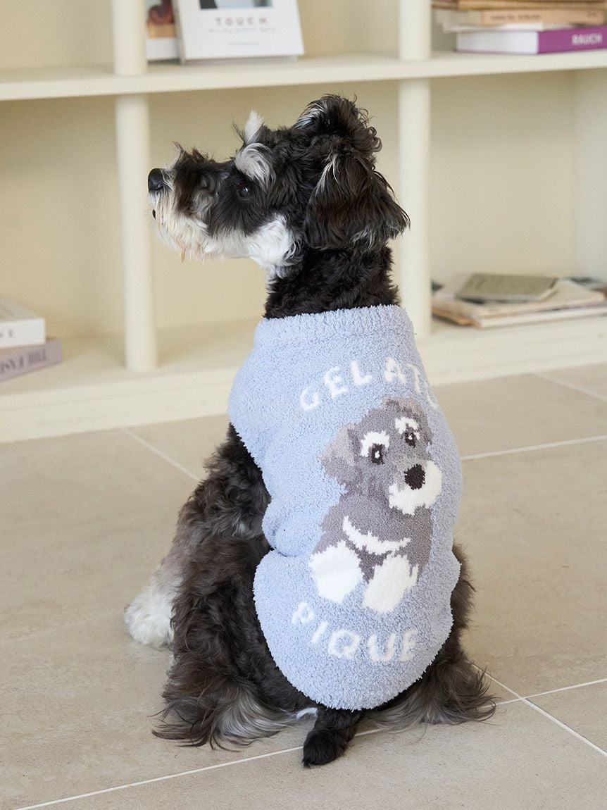 gelato pique（ジェラートピケ）【CAT&DOG】【販路限定商品】ベビモコシュナウザージャガードプルオーバー｜全2色