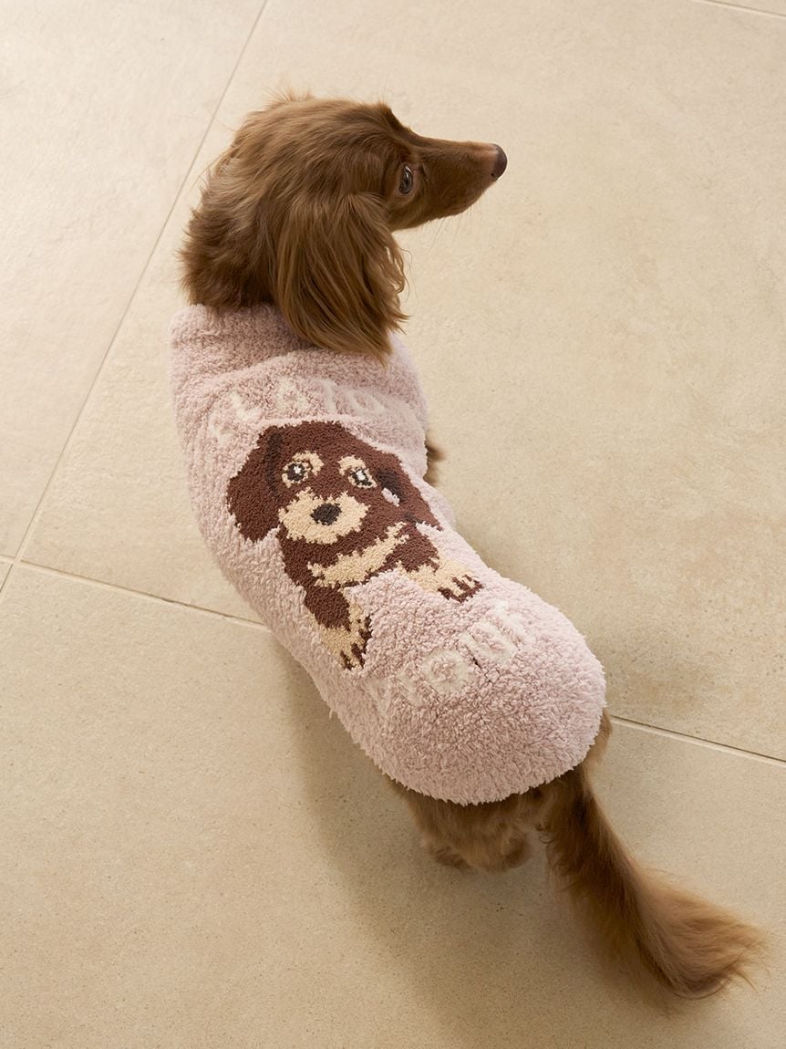 gelato pique（ジェラートピケ）【CAT&DOG】【販路限定商品】ベビモコダックスフンドジャガードプルオーバー｜全2色