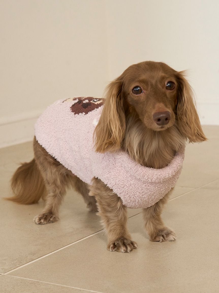 gelato pique（ジェラートピケ）【CAT&DOG】【販路限定商品】ベビモコダックスフンドジャガードプルオーバー｜全2色
