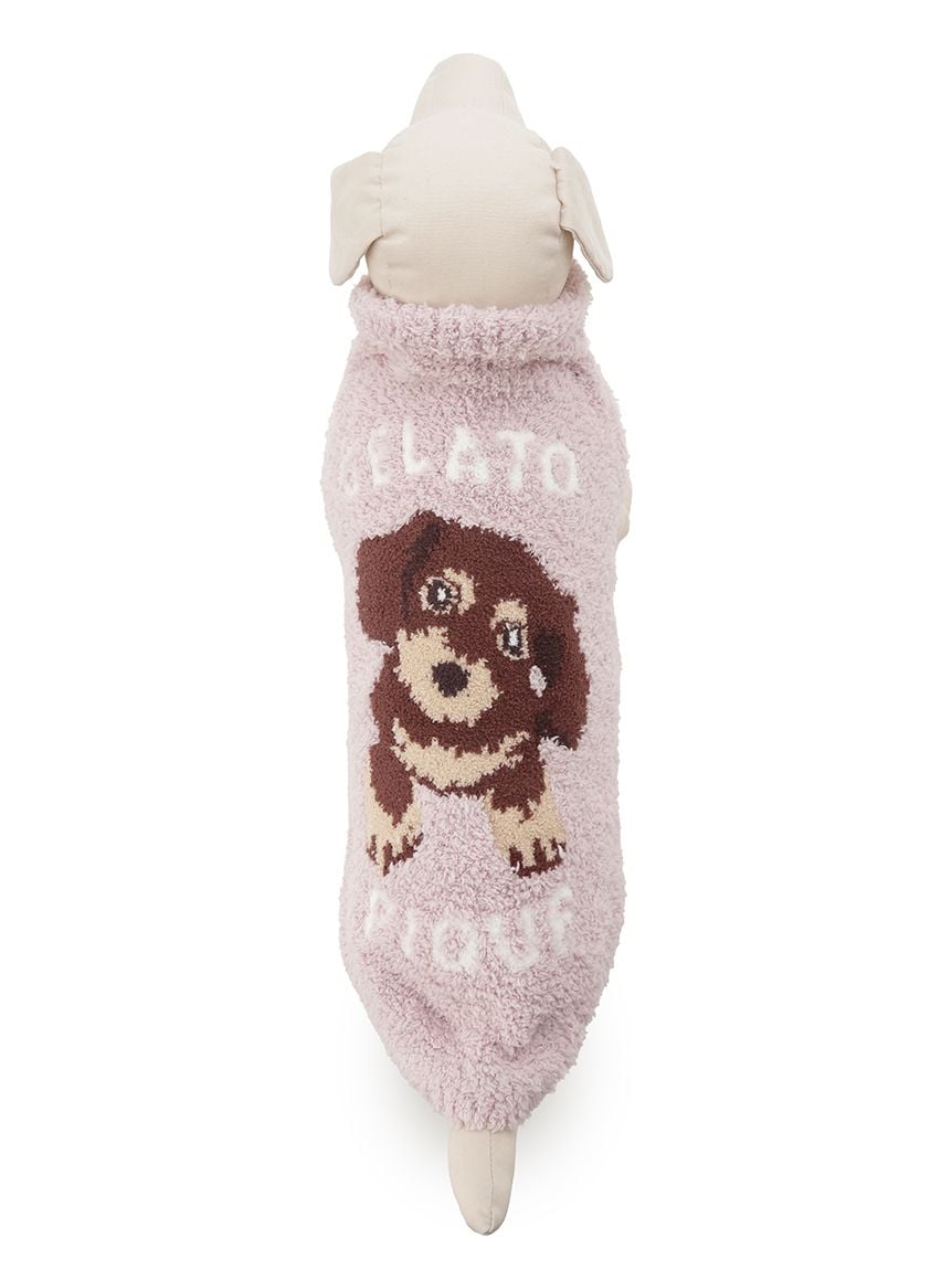 gelato pique（ジェラートピケ）【CAT&DOG】【販路限定商品】ベビモコダックスフンドジャガードプルオーバー｜全2色