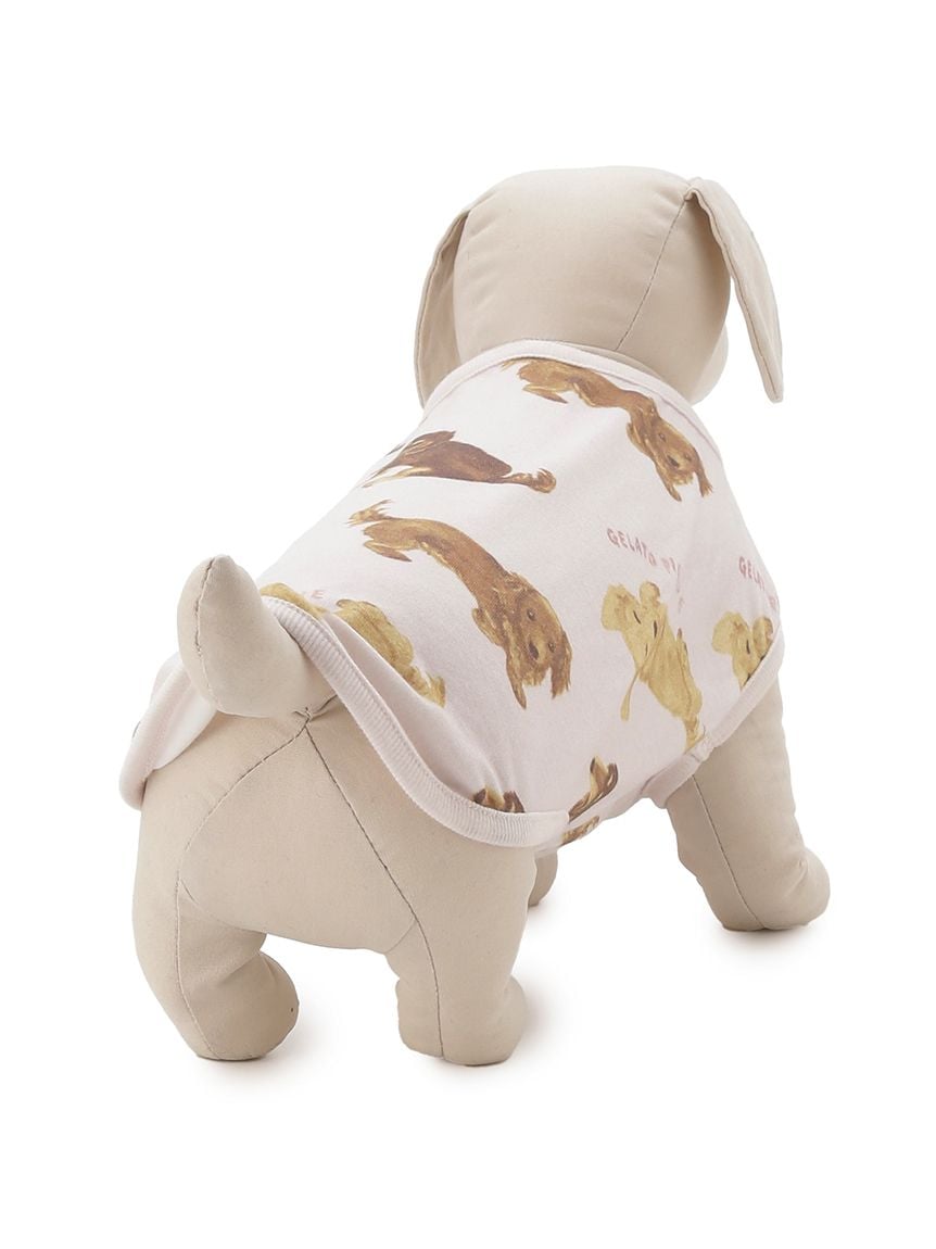 gelato pique（ジェラートピケ）【CAT&DOG】【販路限定商品】ダックスフンド柄カットソープルオーバー｜全2色