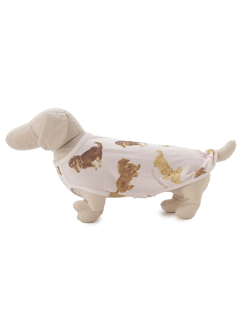 gelato pique（ジェラートピケ）【CAT&DOG】【販路限定商品】ダックスフンド柄カットソープルオーバー｜全2色