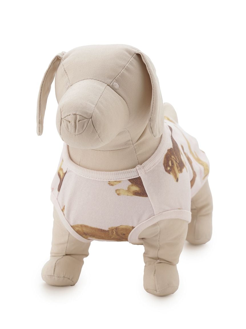 gelato pique（ジェラートピケ）【CAT&DOG】【販路限定商品】ダックスフンド柄カットソープルオーバー｜全2色