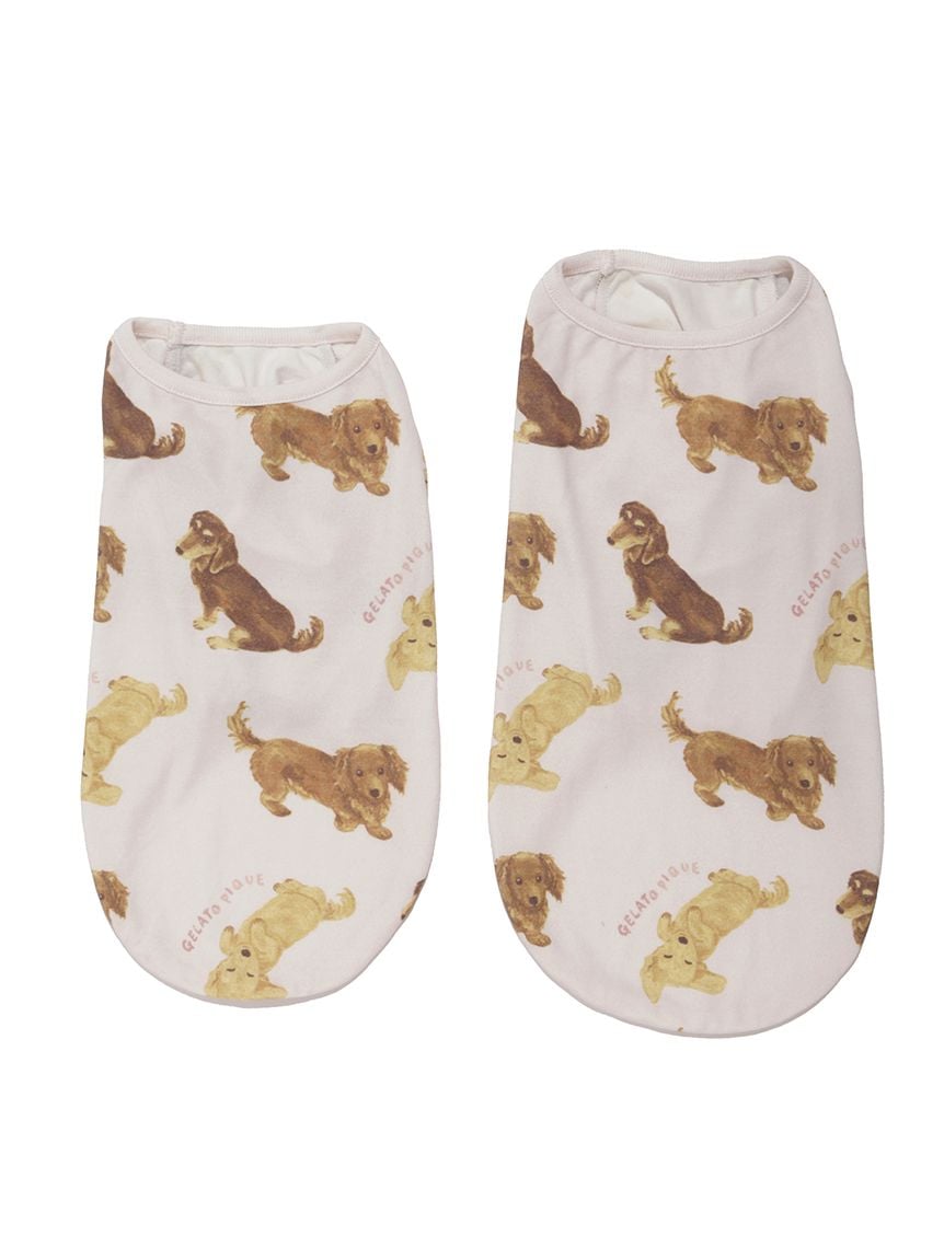 gelato pique（ジェラートピケ）【CAT&DOG】【販路限定商品】ダックスフンド柄カットソープルオーバー｜全2色