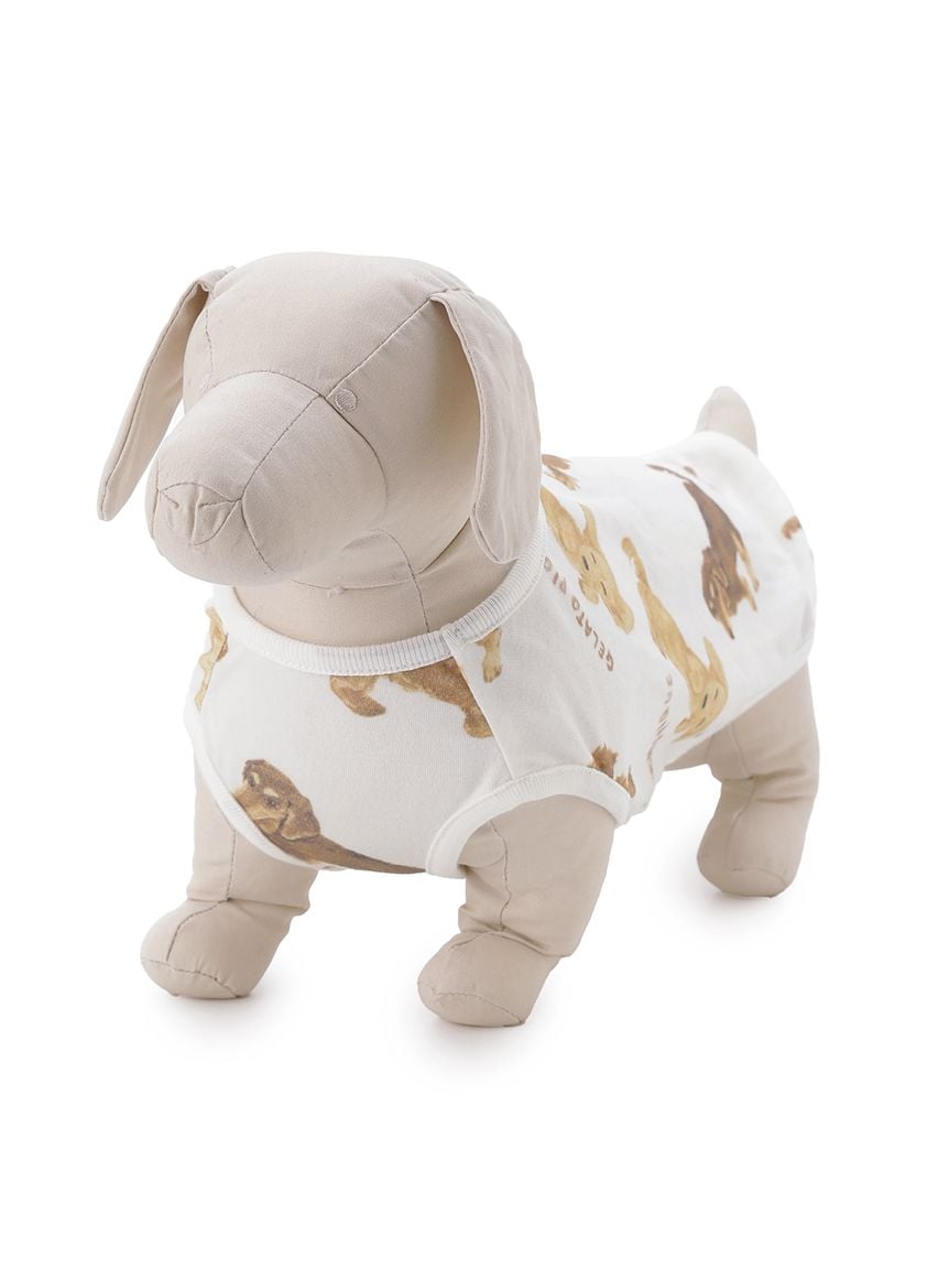 gelato pique（ジェラートピケ）【CAT&DOG】【販路限定商品】ダックスフンド柄カットソープルオーバー｜全2色