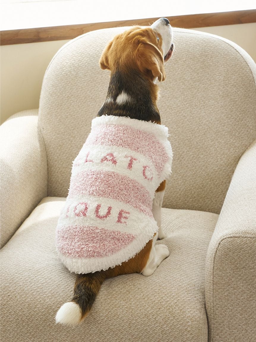 gelato pique(ジェラートピケ)【CAT&DOG】【販路限定商品】ジェラートメランジ2ボーダープルオーバー ラージサイズ|全3色