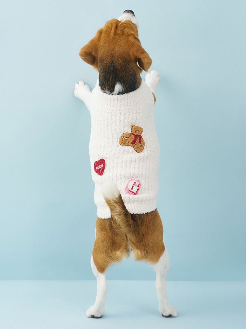 gelato pique（ジェラートピケ）【CAT&DOG】【販路限定商品】ベビモコベアサガラ刺繍プルオーバー｜全3色