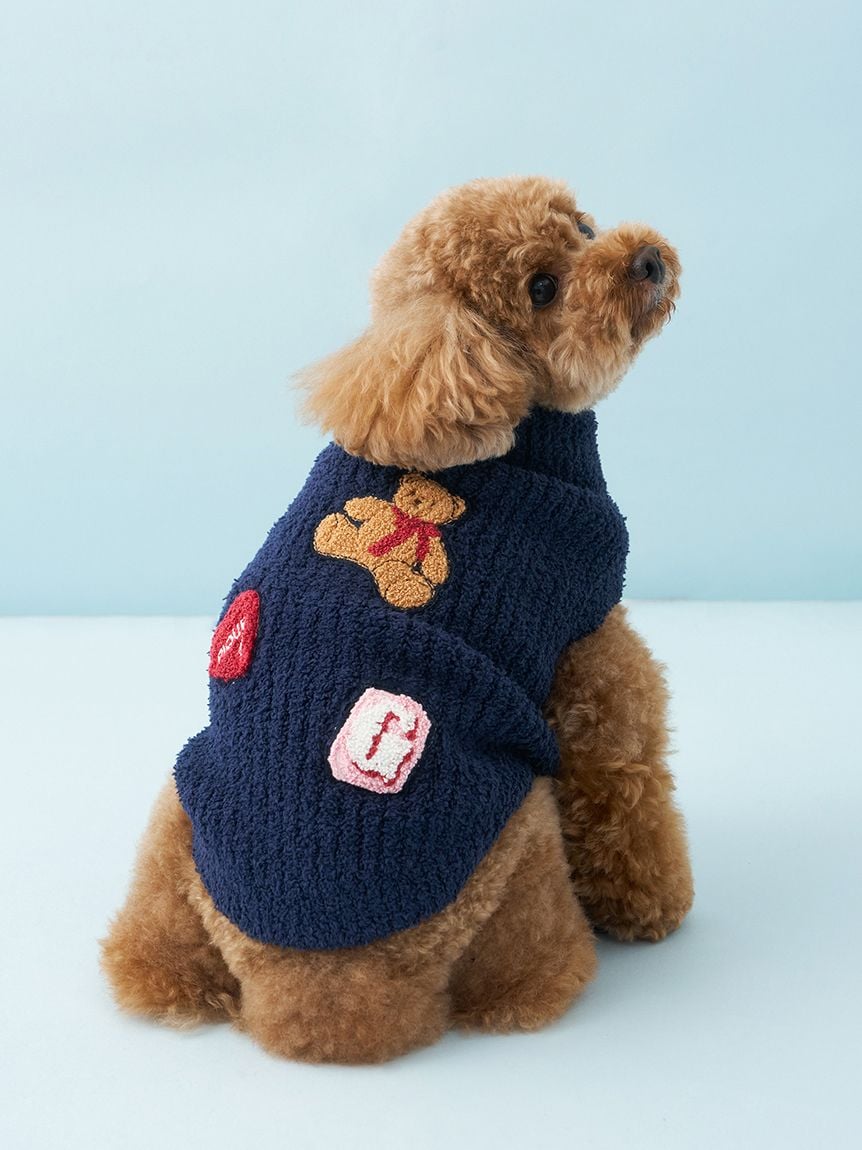 gelato pique（ジェラートピケ）【CAT&DOG】【販路限定商品】ベビモコベアサガラ刺繍プルオーバー｜全3色