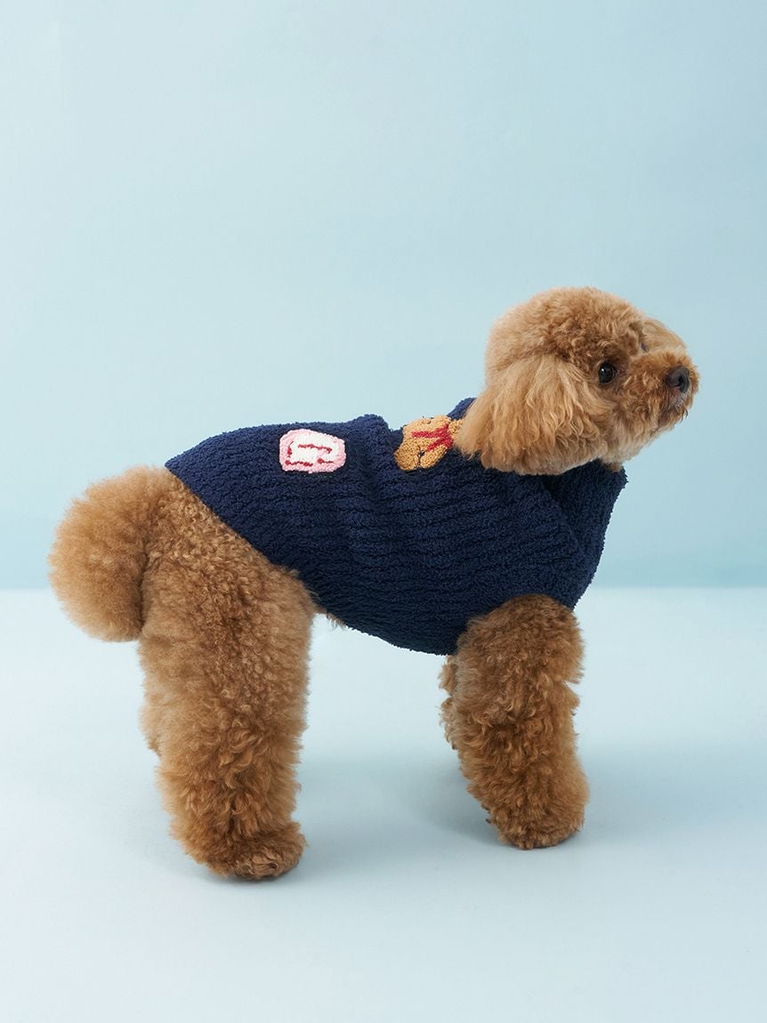 gelato pique（ジェラートピケ）【CAT&DOG】【販路限定商品】ベビモコベアサガラ刺繍プルオーバー｜全3色