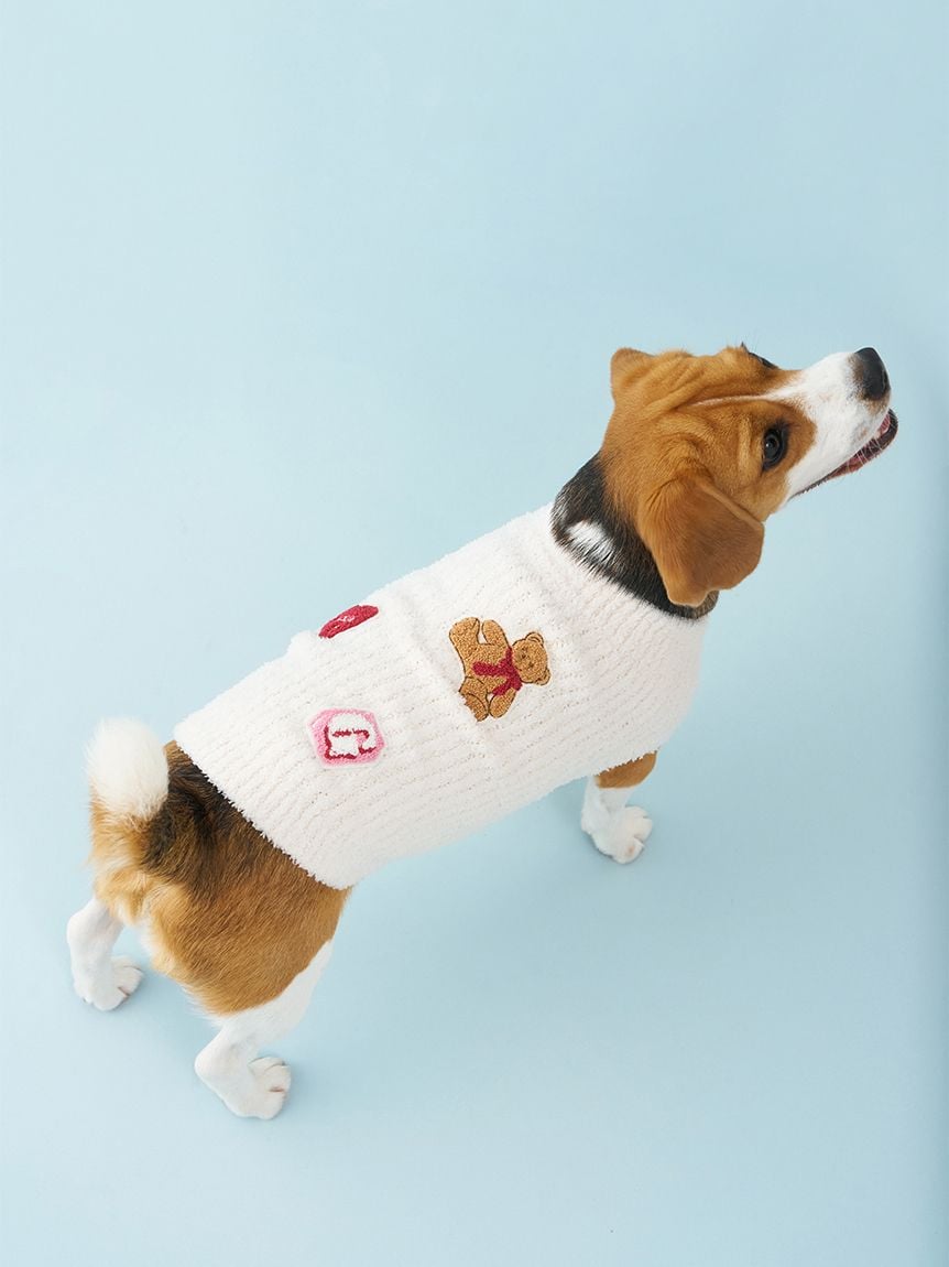 gelato pique（ジェラートピケ）【CAT&DOG】【販路限定商品】ベビモコベアサガラ刺繍プルオーバー｜全3色