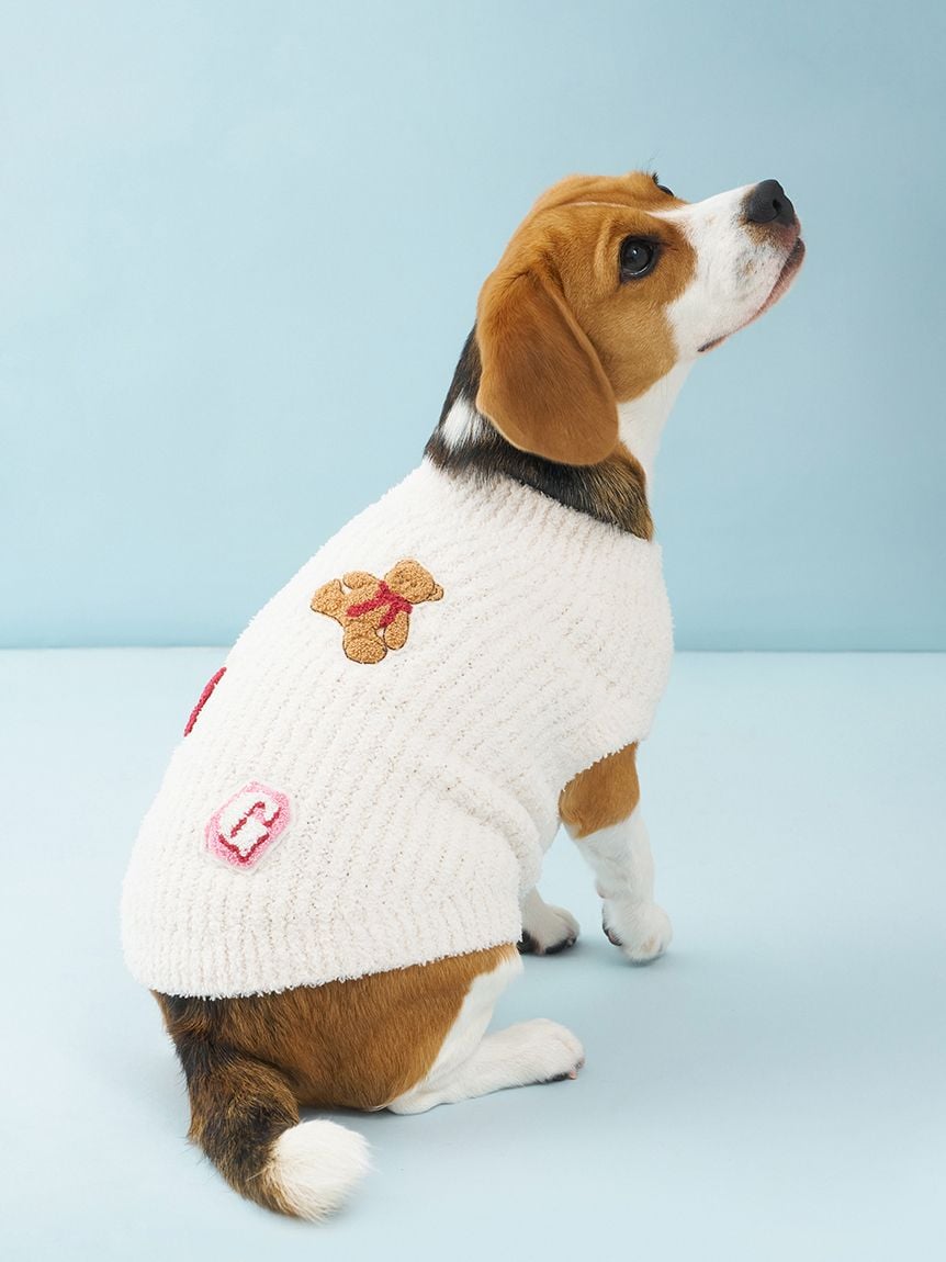 gelato pique（ジェラートピケ）【CAT&DOG】【販路限定商品】ベビモコベアサガラ刺繍プルオーバー｜全3色
