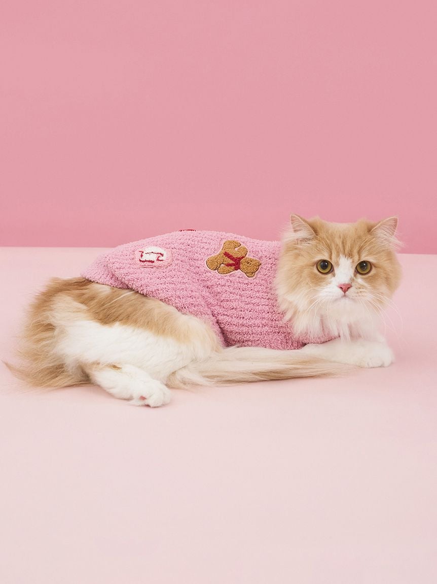 gelato pique（ジェラートピケ）【CAT&DOG】【販路限定商品】ベビモコベアサガラ刺繍プルオーバー｜全3色