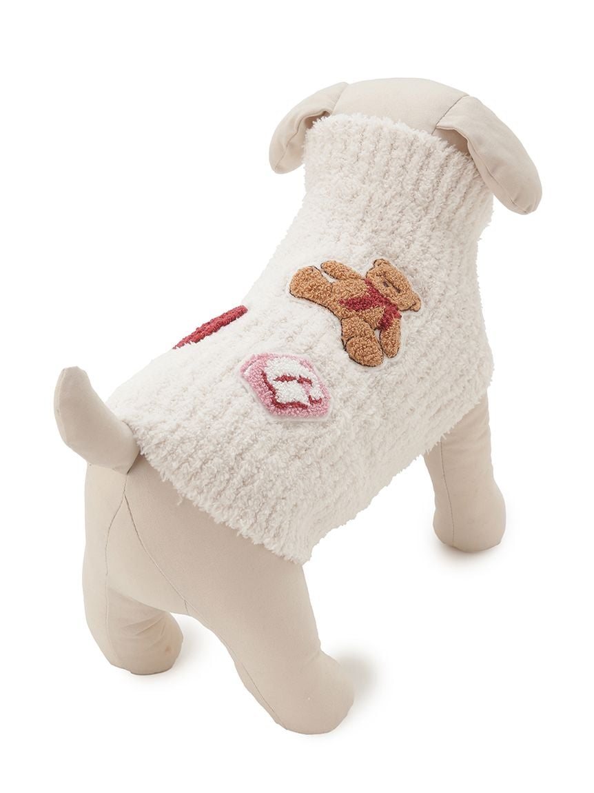 gelato pique（ジェラートピケ）【CAT&DOG】【販路限定商品】ベビモコベアサガラ刺繍プルオーバー｜全3色