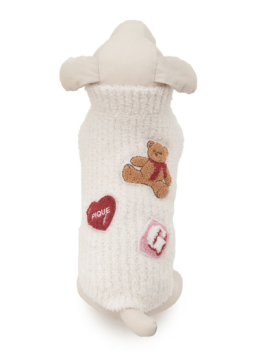gelato pique（ジェラートピケ）【CAT&DOG】【販路限定商品】ベビモコベアサガラ刺繍プルオーバー｜全3色