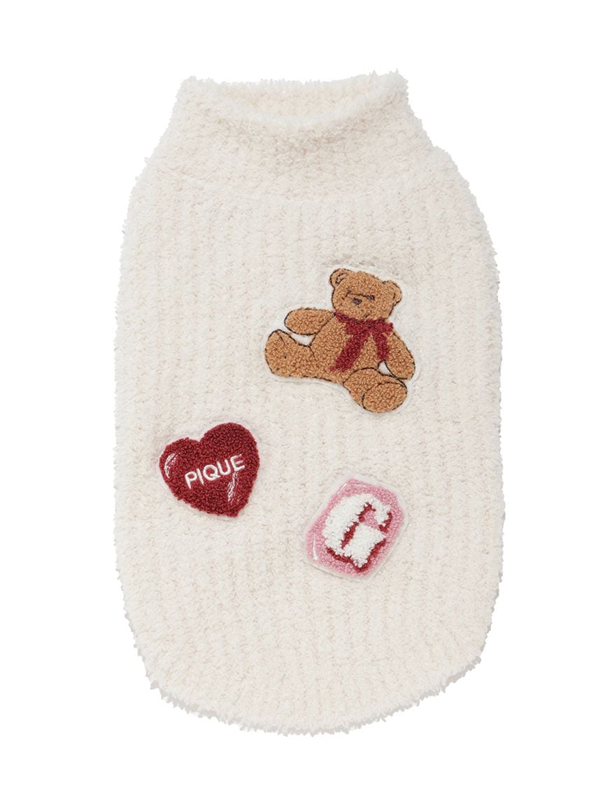 gelato pique（ジェラートピケ）【CAT&DOG】【販路限定商品】ベビモコベアサガラ刺繍プルオーバー｜全3色