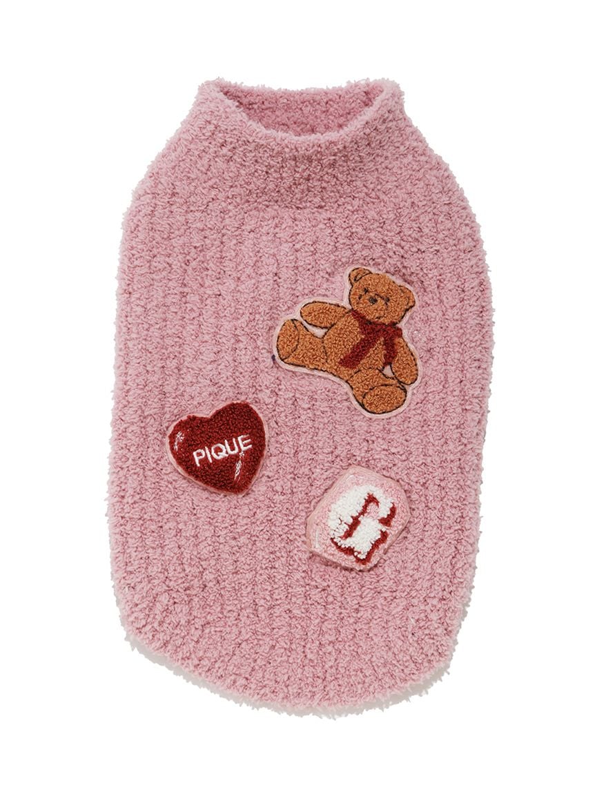gelato pique（ジェラートピケ）【CAT&DOG】【販路限定商品】ベビモコベアサガラ刺繍プルオーバー｜全3色