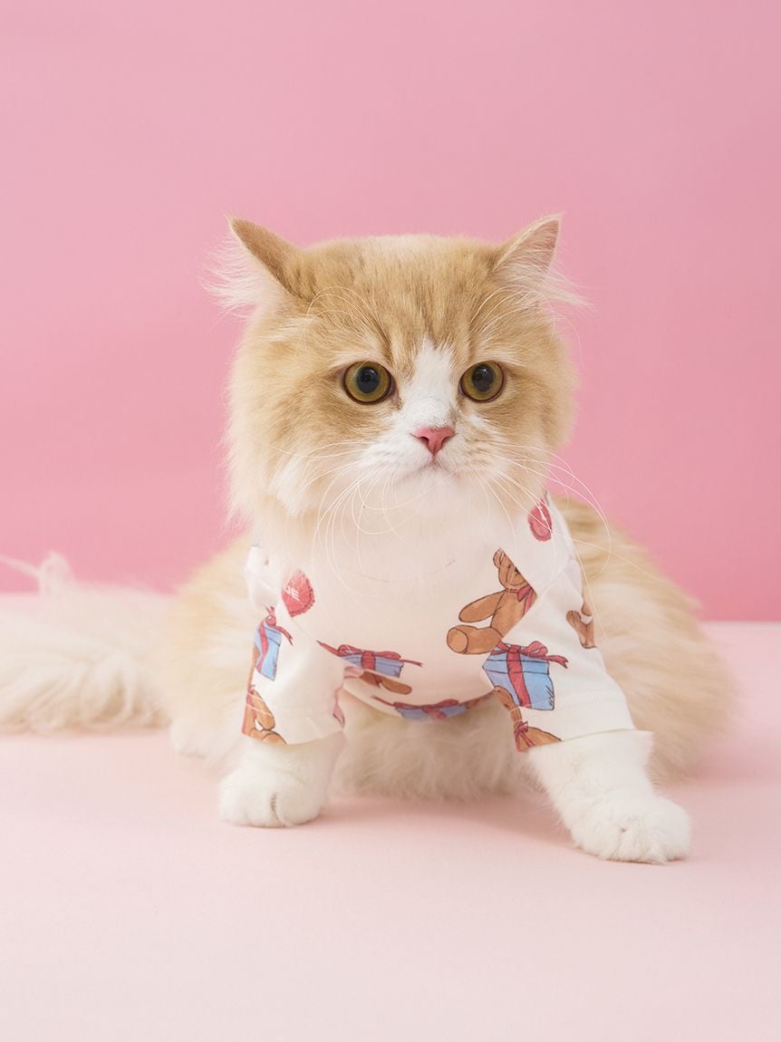 gelato pique（ジェラートピケ）【CAT&DOG】【販路限定商品】フェイバリット柄プルオーバー｜全2色
