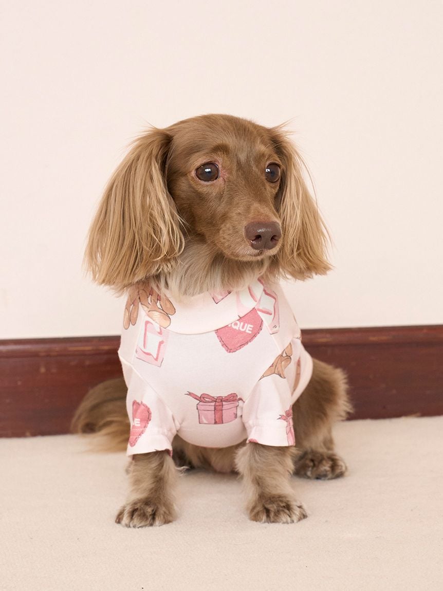 gelato pique（ジェラートピケ）【CAT&DOG】【販路限定商品】フェイバリット柄プルオーバー｜全2色