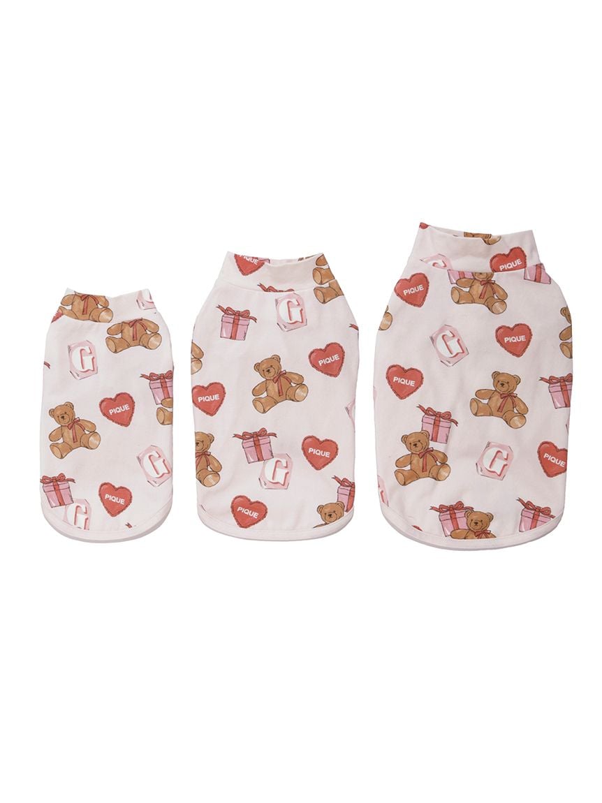 gelato pique（ジェラートピケ）【CAT&DOG】【販路限定商品】フェイバリット柄プルオーバー｜全2色