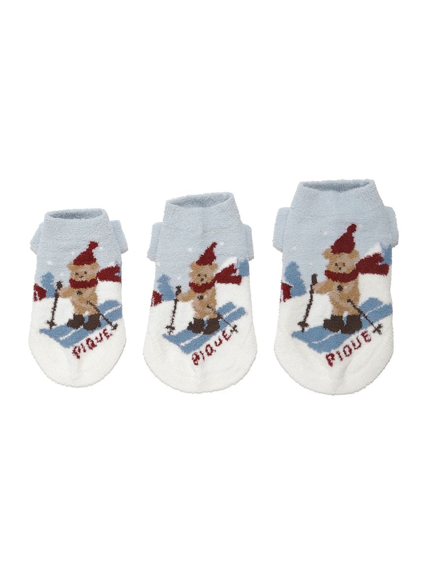 gelato pique（ジェラートピケ）【CAT&DOG】【販路限定商品】【HOLIDAY】スキーベアジャガードプルオーバー｜全2色