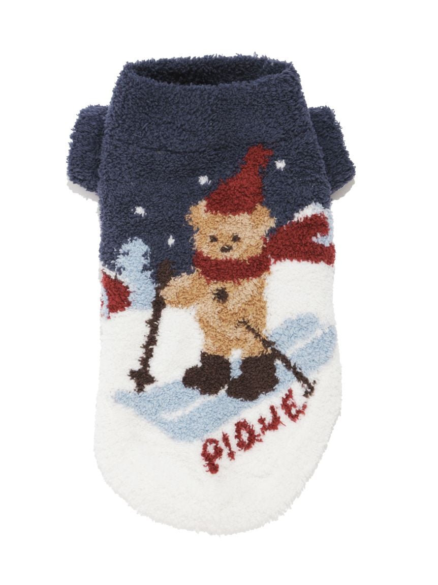 gelato pique（ジェラートピケ）【CAT&DOG】【販路限定商品】【HOLIDAY】スキーベアジャガードプルオーバー｜全2色