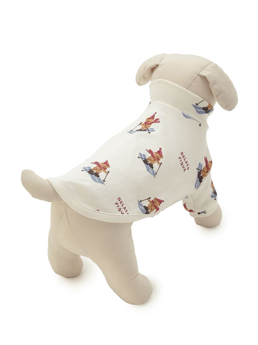gelato pique(ジェラートピケ)【CAT&DOG】【販路限定商品】【HOLIDAY】スキーベア柄カットソー