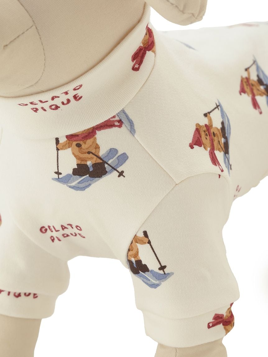 gelato pique(ジェラートピケ)【CAT&DOG】【販路限定商品】【HOLIDAY】スキーベア柄カットソー