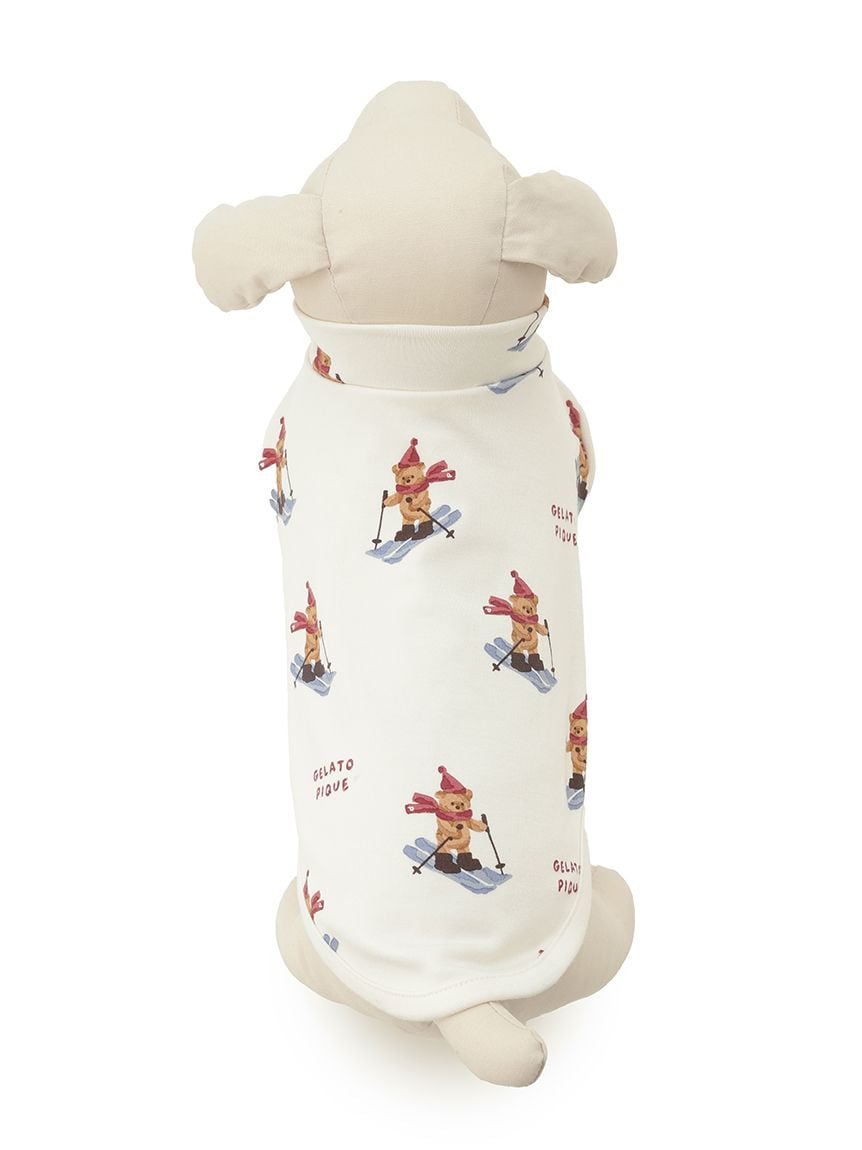 gelato pique(ジェラートピケ)【CAT&DOG】【販路限定商品】【HOLIDAY】スキーベア柄カットソー